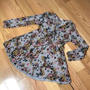 Long-sleeved Mini Dress